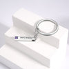 Zoe Personalised Bar Keychain with Birthstone