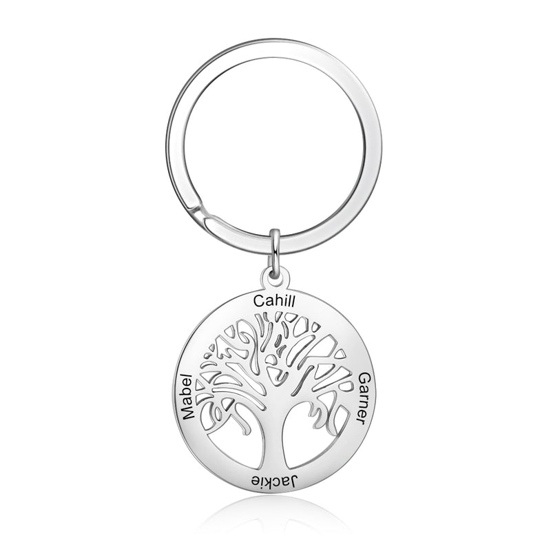 Madelyn Personalised Tree of Life Keyring