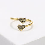 Gold Personalised ring, one size fits all 