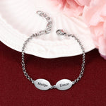 Cora Personalised Family Names Bracelet