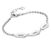 Cora Personalised Family Names Bracelet