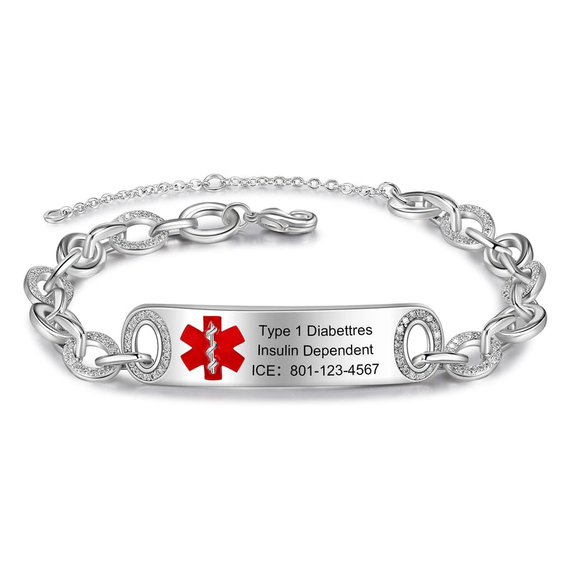 Nova Links Medical ID Bracelet