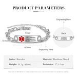 Nova Links Medical ID Bracelet