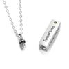 Adelin Memorial Vertical Bar Ashes Necklace