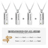 Adelin Memorial Vertical Bar Ashes Necklace