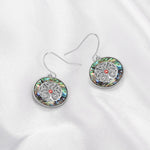 Becka Family Tree Abalone Earrings