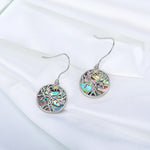 Angie Abalone Family Tree Earrings