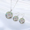 Danna Abalone Tree Earring & Necklace Set