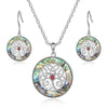 Danna Abalone Tree Earring & Necklace Set