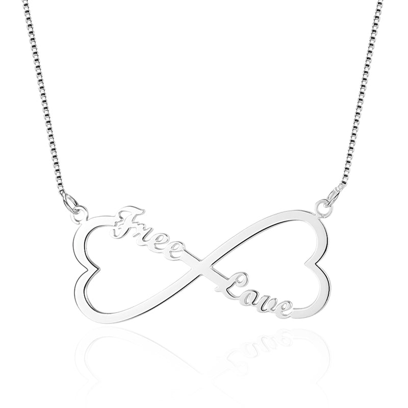 Lucy Loveheart Infinity Custom Necklace