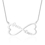 Lucy Loveheart Infinity Custom Necklace