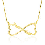 Lucy Loveheart Infinity Custom Necklace