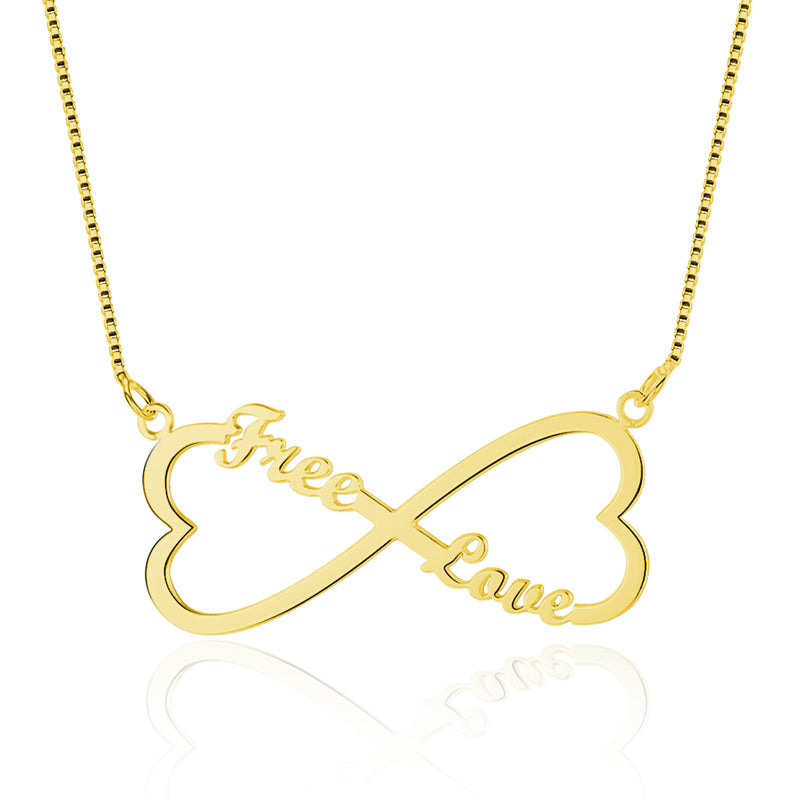 Lucy Loveheart Infinity Custom Necklace