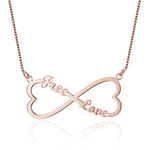 Lucy Loveheart Infinity Custom Necklace