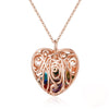 Brooklyn Heart Shaped Filigree Captured Birthstones