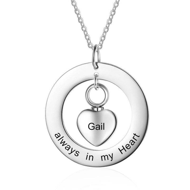 Stevie Memorial Urn Necklace Personalised