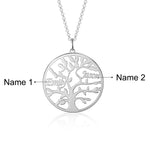 Lucia Personalised Tree of Life Name Necklace