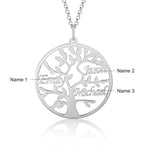 Lucia Personalised Tree of Life Name Necklace