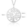 Lucia Personalised Tree of Life Name Necklace