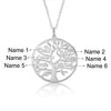 Lucia Personalised Tree of Life Name Necklace