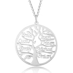 Lucia Personalised Tree of Life Name Necklace