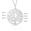 Lucia Personalised Tree of Life Name Necklace