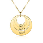 Adalyn Layered Family Names Pendant