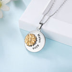 Kyra Personalised Sunflower Necklace