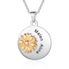 Kyra Personalised Sunflower Necklace