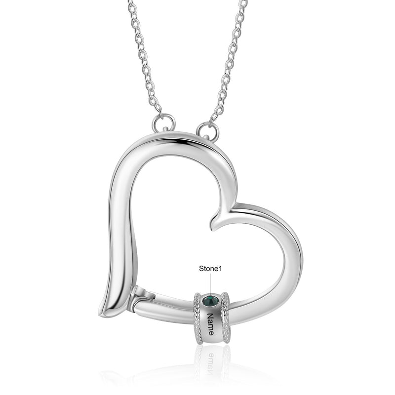 Katherine Love Heart Bead Personaliesd Necklace