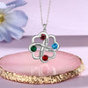 Logan Intwined Hearts Birthstone Necklace