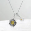 Elaine Sunflower Mother and Daughter Bee Necklace