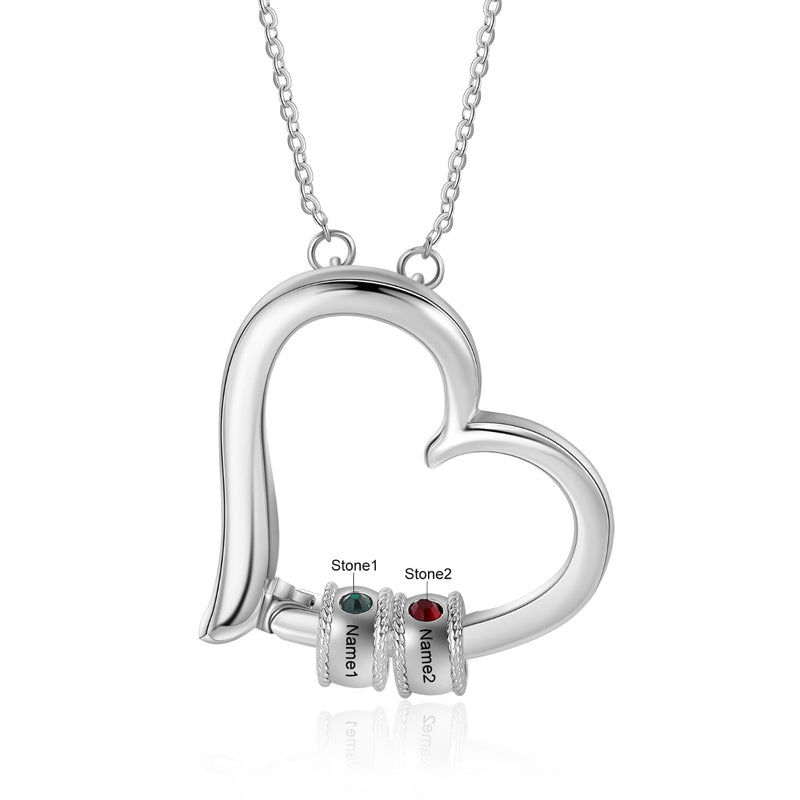 Katherine Love Heart Bead Personaliesd Necklace