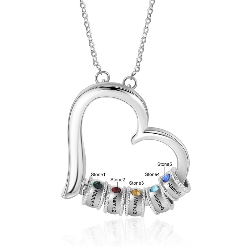 Katherine Love Heart Bead Personaliesd Necklace