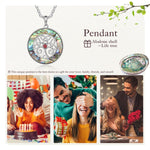 Chloe Abalone Shell Family Tree Pendant