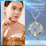 Chloe Abalone Shell Family Tree Pendant