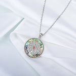 Chloe Abalone Shell Family Tree Pendant