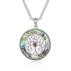 Chloe Abalone Shell Family Tree Pendant