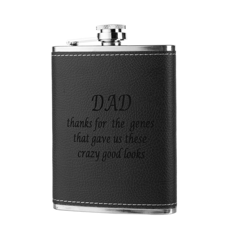 David Personalised Hip Flask Set Gift Box