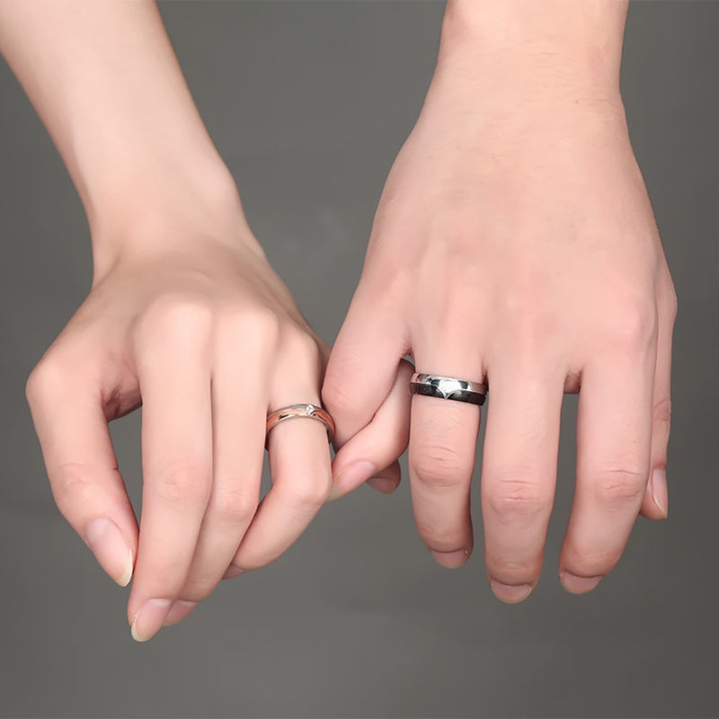 Enid Personalised His & Hers Couple Ring