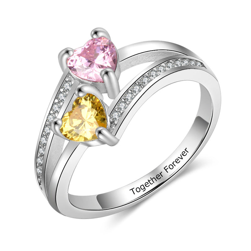 Birthstone Ring CZ custom ring